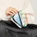 Colorful Dinosaur Menstrual Cup Pouch - Portable Period Bag for Women & Teens | Sanitary Napkin Storage & Nursing Pad Holder - Multi-colored - Buy Online on GoSupps.com