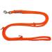 Dog leash double leash training leash for medium dogs up to 45 kg over 39 colors very stable (3.50 m orange) 3.50 m orange