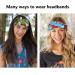 Carede Boho Bandana Headbands for Women - Pack of 6 Floral Print Sports Headbands - Non Slip Wide Yoga Headbands - Fashion Hair bands for Outdoor Activities - Buy Online on GoSupps.com