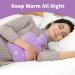 DICEVER Hot Water Bottle with Soft Cover 2L Hot Water Bag for Menstrual Cramps Neck and Shoulder Pain Relief Hot and Cold Therapies Hand Feet Warmer Purple Dark Purple - Buy Online on GoSupps.com