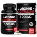 L Arginine L Citrulline Supplement 3000mg (240 Capsules) Nitric Oxide Pills for Men - Stamina Endurance Performance for Workouts - NO Supplements for Men - Gluten Free Non-GMO Vegan Capsules L-Arginine L-Citrulline (240