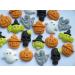 21x Halloween Cake Toppers Edible Cupcake Decorations Sugar Pumpkin Ghost Witch Skull Spider - Buy Online on GoSupps.com