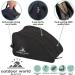 Outdoor World Premium Anklebag - Water-Repellent Shoe Storage for Hiking Walking Football Rugby & Gymnastics - Unisex Black Zipper Bag - Buy Online on GoSupps.com
