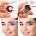 Eyebrow Stamp Stencil Kit - Brow Stamp Makeup Powder for Thicker Brows, Waterproof & Long Lasting - Light Brown - Buy Online on GoSupps.com