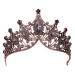 Crowns for Women  Vofler Black Tiaras - Baroque Witch Evil Queen Costume Medieval Renaissance Crystal Headband for Bride Princess Girl Birthday Halloween Cosplay Party Wedding Prom Pageant Homecoming