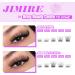 JIMIRE Fluffy Cluster Eyelash Extensions DIY Kit - 80pcs D Curl 8-16mm Wispy Individual Lash Clusters - Buy Online on GoSupps.com
