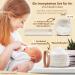 Comfort Shells - 14 Washable Bamboo Fiber Breastfeeding Inserts & Support Belt | Ultra Absorbent & Reusable for Nursing Moms - Buy Online on GoSupps.com
