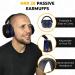 TradeSmart Couples Gifts - Shooting Ear & Eye Protection Set with Glasses & Case (Blue/Clear) - Buy Online on GoSupps.com