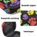 Colorful Dog Cat Paw Napkin Storage Bag with Zipper | Perfect for Teen Girls & Women - Buy Online on GoSupps.com
