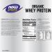 Now Foods Organic Whey Protein Unflavored 1 lb - Natural Sports Supplement - Buy Online on GoSupps.com