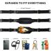 Unisex Slim Running Belt for All Phones - Black | Lightweight Waist Pack for Runners and Workout Gear - Buy Online on GoSupps.com