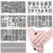 Biutee Nail Stamper Kit - 15pcs Stamping Template Nail Stamp Scrapers & Plate Bag for Perfect Nail Art - Buy Online on GoSupps.com
