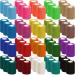 60 Pack Colorful Self Adhesive Bandage Wrap Bulk 3 Inch x 5 Yards Cohesive Bandage Vet Wrap Breathable Elastic Self-Adherent Tape for Stretch Athletic Sports Wrist Ankle Dogs Pet Vet Wrap 20 Colors