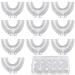 Patelai 10 Pcs U Shaped Replacement Toothbrush Heads Kids Silicone Brush Head with Storage Box  360 Degree Oral Teeth Cleaning for Children Electric Manual Toothbrushes Replace