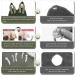 Augegel Pet Grooming Hammock with Nail Clippers | Dog Grooming Sling Helper with Upgraded Trimmer and Comb - Green - Buy Online on GoSupps.com
