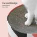 ComSaf Cat Scratcher Cardboard Corrugated Scratch Pad - Durable Recycle Board for Furniture Protection - Cat Scratching Lounge Bed & Bowl - Kitty Training Toy Oval - Buy Online on GoSupps.com