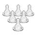 Dr. Brown's Natural Flow Preemie Flow Narrow Baby Bottle Silicone Nipple - 6 Count