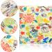Rumyve Diaper Storage Bag - Waterproof, Washable, Portable Wet/Dry Bag for Travel - Flower Design - Buy Online on GoSupps.com