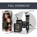 Cameleo - Permanent Hair Colour Cream - Dark Brown - Intensive Color & Protection - 5 Oils + Omega Plus Acids - Professional Luxurious Hair Dye - Full Kit - Buy Online on GoSupps.com