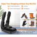 Manledio Portable Electric Shoes Boots Dryer & Warmer | Folding & Adjustable Drying Rack | BLO-Black - Buy Online on GoSupps.com