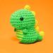 Woobles Beginners Crochet Kit with Easy Peasy Yarn - Step-by-Step Video Tutorials - Fred The Dinosaur - Buy Online on GoSupps.com