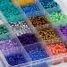 7200Pcs Glass Seed Beads 6/0 Jewelry Making Kit with Alphabet and Smiley Beads - Buy Online on GoSupps.com