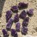 Natural Crystal Rough Natural Quartz Crystal 3pcs Natural Raw Amethyst Quartz Purple Crystal Cluster Stones Specimen Home Decoration Crafts Decoration Ornament Home Office Decor - Buy Online on GoSupps.com