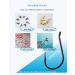 Beoccudo Fishing Hooks Set - Large Size Worm Soft Bait Jig Fishhooks - Freshwater and Saltwater Fishing Gear - Sizes 6-22 - Buy Online on GoSupps.com