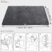 Kinhwa Large Dark Gray Towel Turban for Long Hair - Super Soft Quick-Drying 61cm x 112cm - Buy Online on GoSupps.com