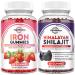 ReviNutra Iron Gummies Supplement for Adults & Kids | Shilajit Himalayan Gummies | Bundle