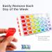 GMS Monthly Pill Organizer - 31 Day Pop Out Pill Pods for Vitamins & Medications | Ideal for Daily Use & Travel - Rainbow Colors - Buy Online on GoSupps.com