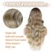 Faelbaty Long Curly Blonde Ombre Wig for Women | Natural Cosplay Wig with Ponytail | Perfect for Girls - Buy Online on GoSupps.com