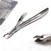 Professional Cuticle Nippers Cuticle Cutters Remover Nail Scissors Nail Care Tool Manicure & Pedicure (RE5008 Plain Handle with Round Box Joint)