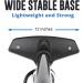 Vibrelli Bike Floor Pump with Gauge - 160 PSI High Pressure Presta & Schrader Valve, Glueless Puncture Kit Included - Black - Buy Online on GoSupps.com
