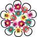 15 Pieces Elastic Hair Bands with Flowers Elastic Flower Toddler Hair Ties Colorful Mini Flower Bow Hair Bands Small Flower Ponytail Holders for Girls Children
