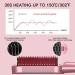 Professional Ceramic Ionic Hair Straightener Brush - Anti-Scald Fast-Heat for Home, Travel & Salon - Buy Online on GoSupps.com