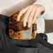 Menstruation Pad Bag with Zipper - Stylish Women's Napkin & Tampon Collection Bags (Sunflower Flowering Cat) - Color 4 - Buy Online on GoSupps.com