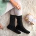 WLLHYF Extra Wide Black Socks for Swollen Feet, Bariatric, Lymphedema & Diabetes - Cast Sock Included - Buy Online on GoSupps.com