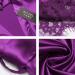 BESDEL Women's Silk Satin Bathrobe - XS Purple Short Kimono Robe - Buy Online on GoSupps.com