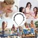 Twist And Clip Headband Bangs Hairstyle Hairpin Teeth Comb Hair Hoop Headband Weave Bangs Clip For Women Girls Hair Accessories Black - Buy Online on GoSupps.com