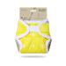 Petit Lulu Cloth Nappy Wrap | One Size (11-35.2 lbs) | Hook & Loop | Washable Diaper Wrap | Reusable Cloth Nappies | Made in Europe (Yellow)