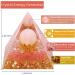 Orgone Pyramid Flower of Life with Rose Quartz Crystal - Chakra Healing Energy Generator for Stress Relief, Relationships, Success - Spiritual Gift - Buy Online on GoSupps.com