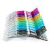 Onedor Transparent Salon Alligator Hair Clips - 12 Pcs Professional Stylist Clips for Haircuts and Styling - Buy Online on GoSupps.com