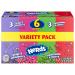 NERDS Candy Dual Variety Grape & Strawberry Watermelon & Cherry Crunchy Fruity - 9.9 Oz - Pack of 6 - Buy Online on GoSupps.com