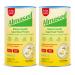 Almased Vanilla Meal Replacement Shake - Low-Glycemic High Plant Base Protein Powder- Nutritional Weight Health Support Supplement - Vanilla Flavor - 17.6 oz (1.1 Pound (2 Pack))