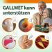 Buy GALLMET Mix 60x Ox Bile Capsules 100mg + Herbs 37.5mg - EU Made for Improved Digestion & Liver Health - International Shipping - Buy Online on GoSupps.com