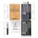 BOETECO Reusable Silicone Cotton Swab & Makeup Kit - 2 Cases, 8 Swabs for Ears, Baby Beauty - Black & Grey (10 pcs) - Buy Online on GoSupps.com