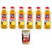 Yoga Succo di Frutta Ananas Senza zuccheri aggiunti Jus de fruits sans sucre ajout 6 x 1 l + Italian Gourmet Polpa 400 g