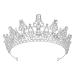 SWEETV Princess Tiaras for Women Silver Crown for Wedding Crystal Bridal Crowns for Quinceanera Prom Pageant Birthday Party 1. Silver