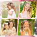 Yolev 72-Piece Self Hinge Plastic Hair Barrettes for Girls - Bowknot and Flower Hair Clips - Cute 80s 90s Style - Black/White/Transparent - Buy Online on GoSupps.com